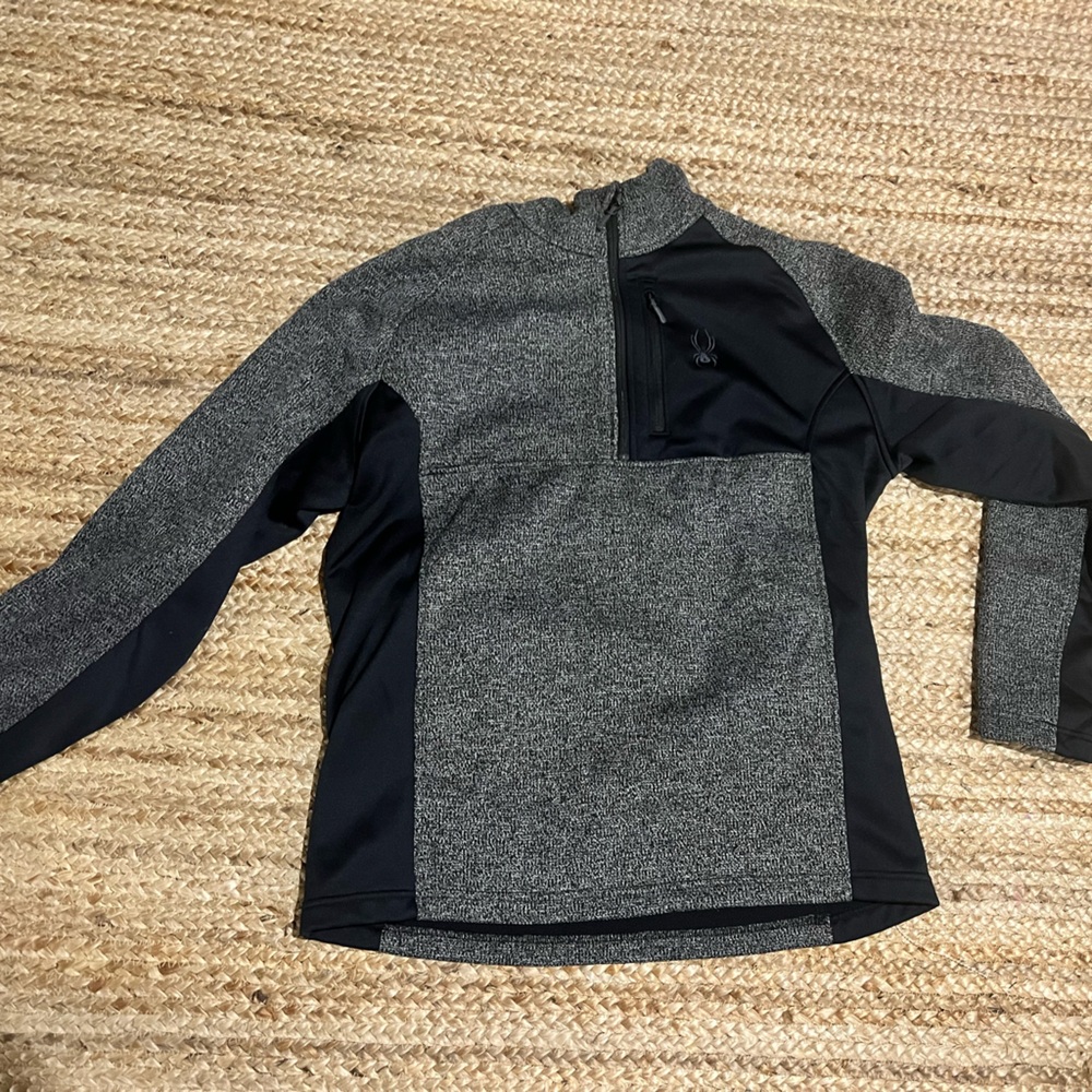 Gray and Black Athletic Jacket